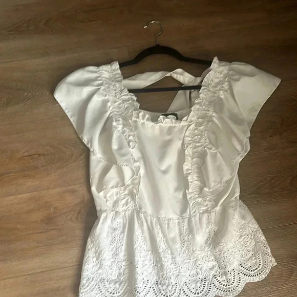 2 for $20 Milk and Honey  Crop top with ruffles - Picture 3 of 10